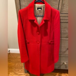 J. Crew Red Pea Coat / Jacket